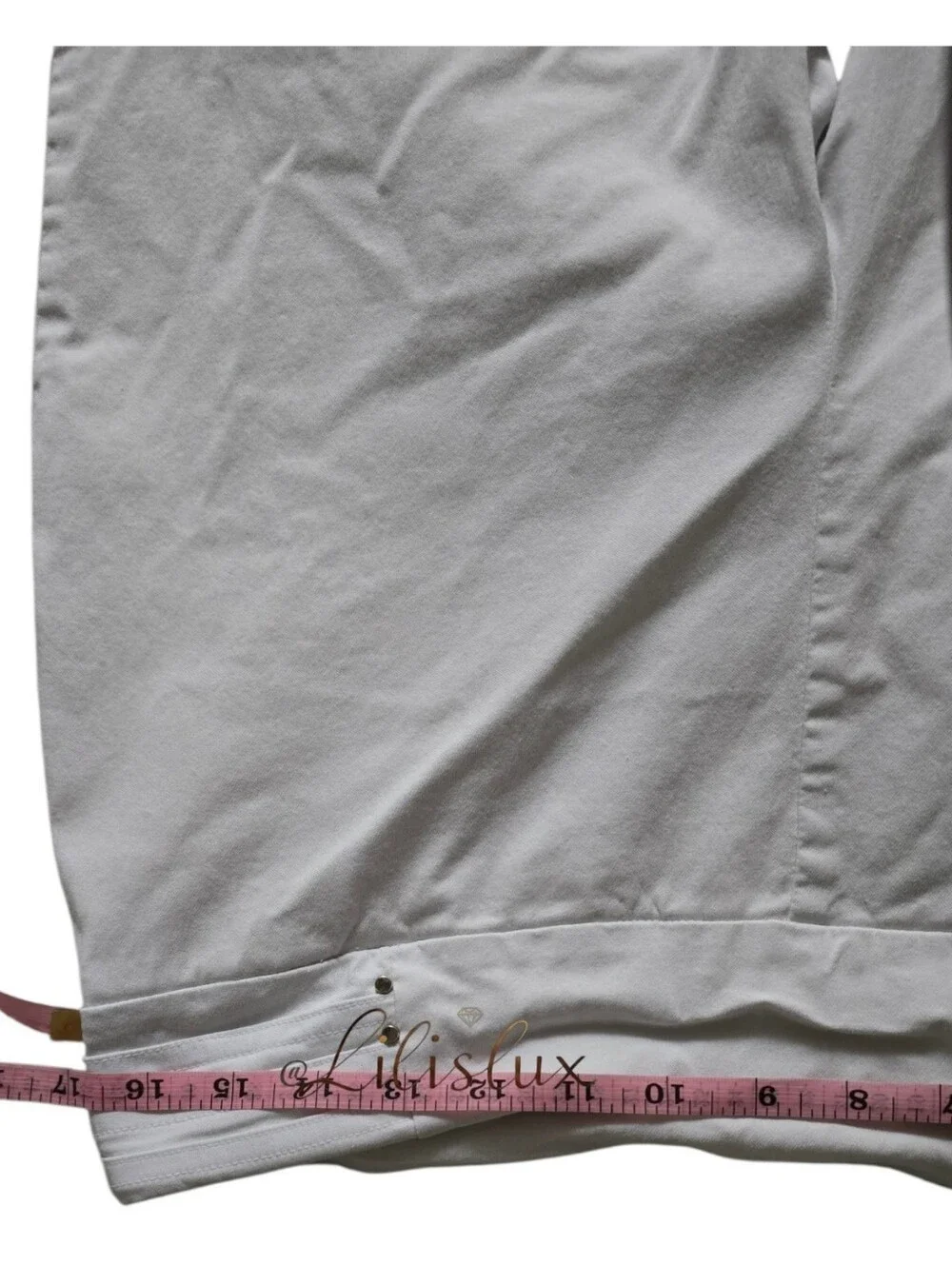 JM Collection Women's Pull-On Capri Tummy-Control Pants Size Large